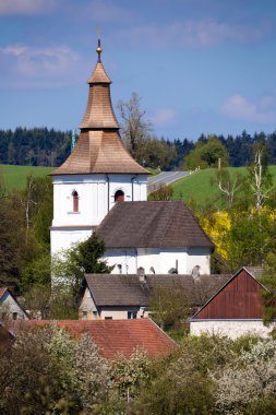 Small church in village