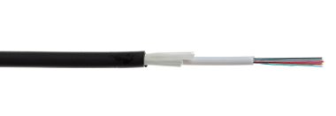Fiber optik kablo ayrıntı üzerinde beyaz izole