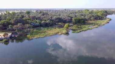 Kuzey Namibya, Afrika 'da Okavango delta nehri