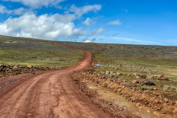 Road Heaven Top Ethiopian Bale Mountains National Park Ethiopia Wilderness — Stock Photo, Image