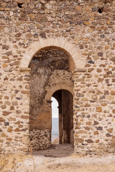 Zřícenina Malého Hradu Gondaru Královský Palác Guzara Strategickém Kopci Okrese — Stock fotografie