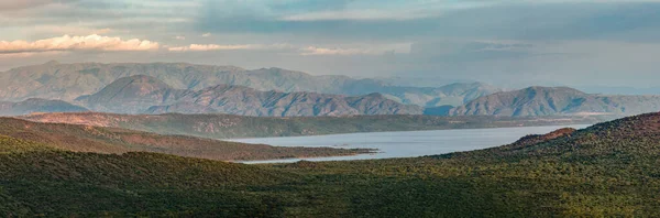 Panorama Del Biotopo Natural Del Lago Chamo Paisaje Las Naciones —  Fotos de Stock