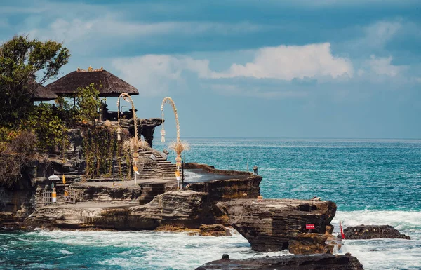 Tanah Lot Temple Havet Bali Island Indonesien — Stockfoto