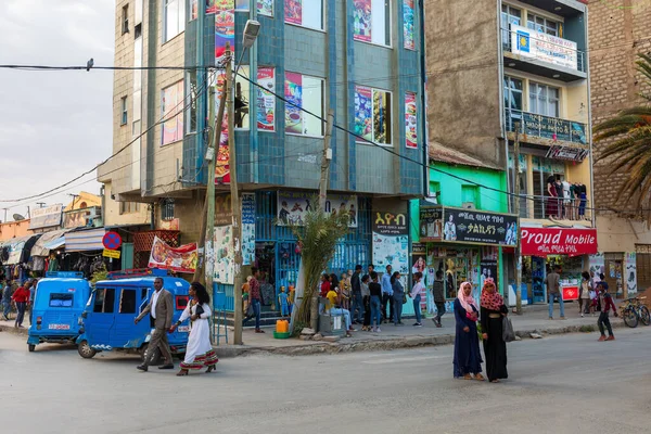 Mekelle Αιθιοπία Απριλίου 2019 Συνήθης Αιθίοπες Στο Δρόμο Της Mekelle — Φωτογραφία Αρχείου