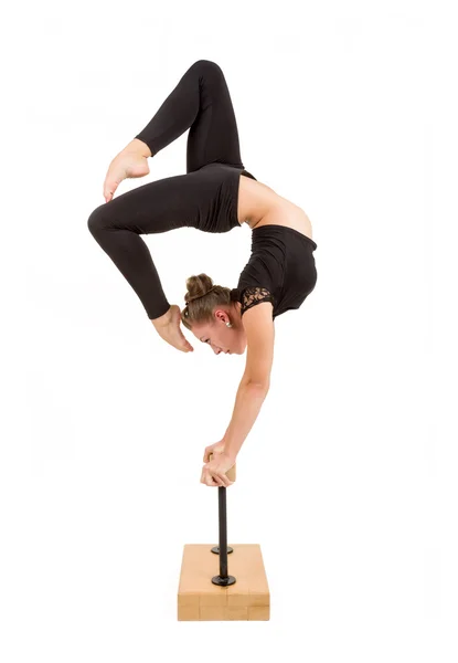 Young professional gymnast woman — Stock Photo, Image