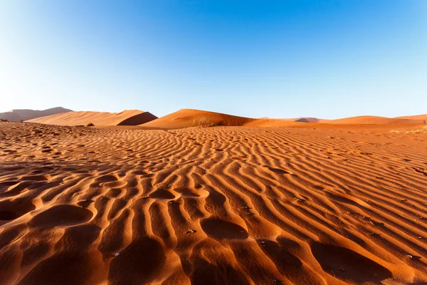 在 sossusvlei，纳米比亚的沙丘 — 图库照片