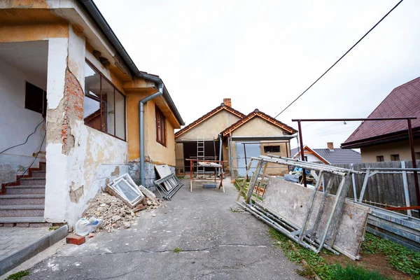 Construction or repair of the rural house — Stock Photo, Image