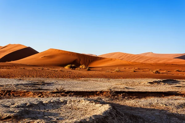 Bela paisagem de Hidden Vlei no deserto do Namib — Fotografia de Stock