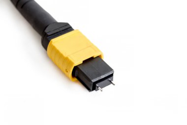 Ribbon fiber optic connector MTP clipart