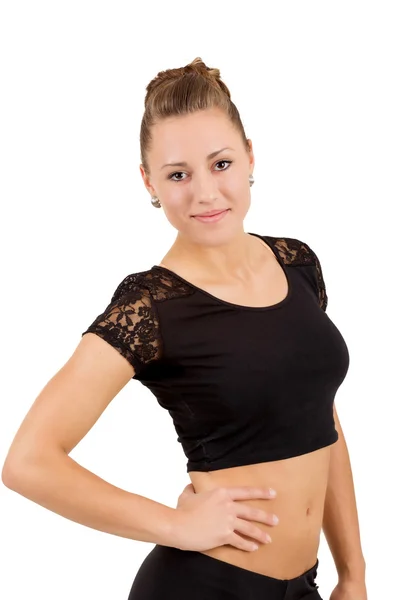 Young professional gymnast woman — Stock Photo, Image