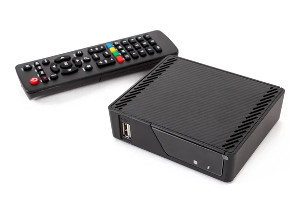 Android TV set top box receiver — Stock Photo, Image