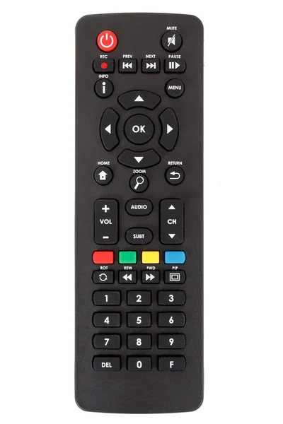 Android set top box TV remote control isolated — Stock Photo, Image