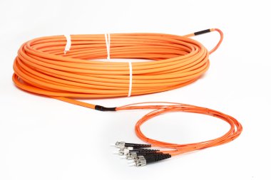 Turuncu fiber optik St bağlayıcı patchcord