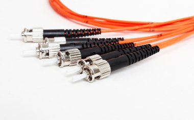 Turuncu fiber optik St bağlayıcı patchcord