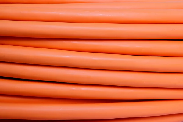 Orange fiberoptiske kabel baggrund - Stock-foto