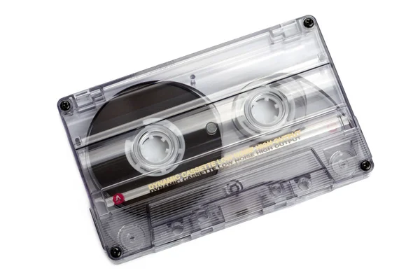 Close up van vintage audio-tape cassette — Stockfoto