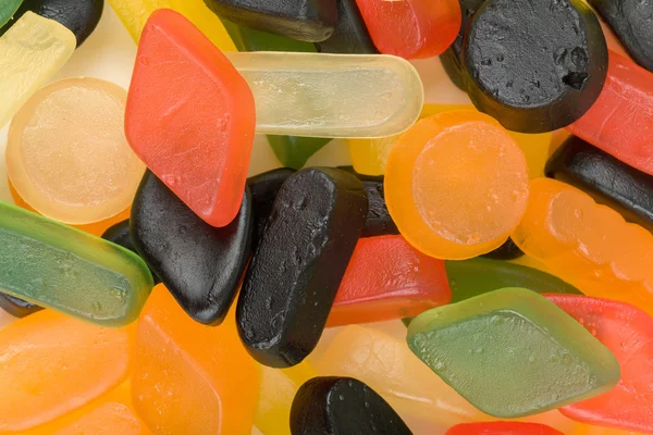 Conjunto de doces de geleia colorida — Fotografia de Stock