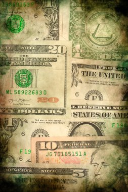 ABD Doları para banknot grunge arka plan doku