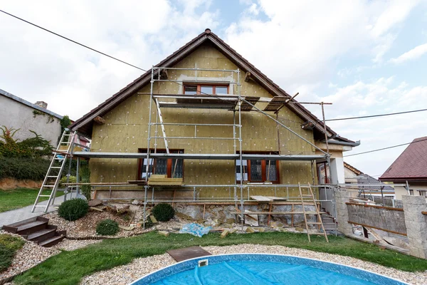 Construction or repair of the rural house — Stock Photo, Image