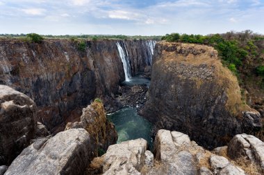Victoria falls Kanyon görünümünü 