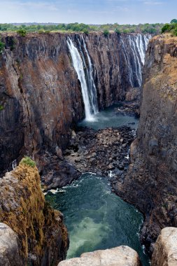 Victoria falls Kanyon görünümünü 