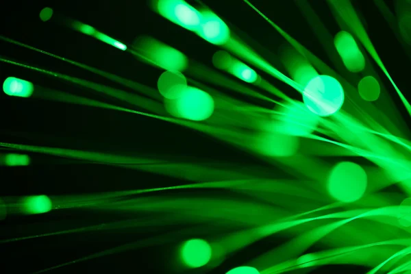Optische Fasern abstrahieren unscharfen Technologiehintergrund — Stockfoto