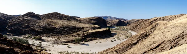 Fantrastic Namibia moonscape krajobraz — Zdjęcie stockowe