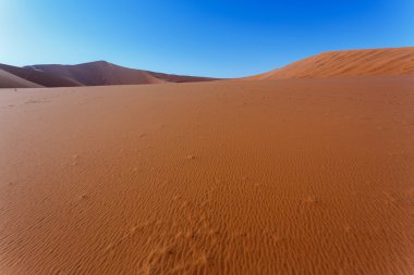 Namib Çölü'nde gizli Vlei güzel manzara 