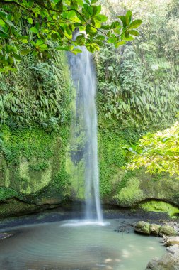 Tomohon Selatan waterfall in Sulawesi, Manado, Indonesia  clipart