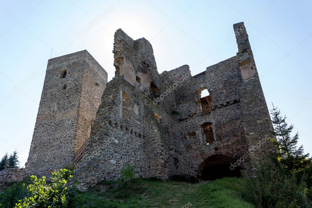 very old castle ruins