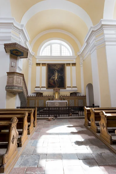 Interier de la capilla de San Sebastián, Mikulov, República Checa — Foto de Stock