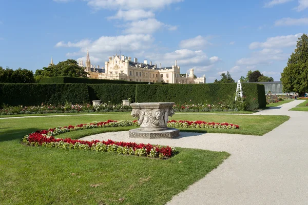 Lednice Castle in South Moravia in the Czech Republic — Stock Photo, Image