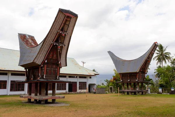 Toraja ethnic architecture, Bitung City — Stock Photo, Image