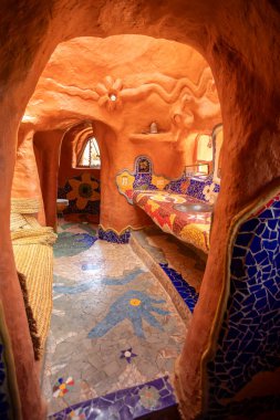 Casa Terracota, the architectural masterpiece and sustainable dwelling designed by Colombian architect Octavio Mendoza Morales in Villa de Leyva, Boyaca, Colombia