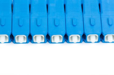 Mavi fiber optik sc konektörü