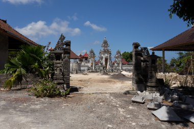 Ünlü Hindu araba Tapınağı, Nusa Penida, Bali