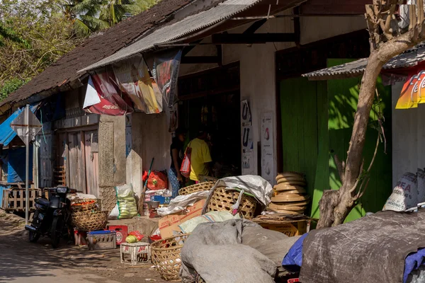 空的街头市场，巴厘岛 — 图库照片