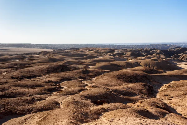 Panorama över fantrastic Namibia månlandskap landskap — Stockfoto