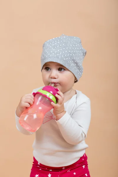 Één jaar baby portret — Stockfoto