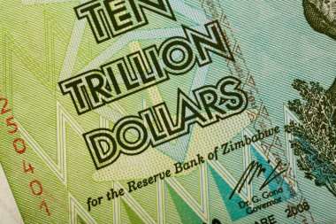 Zimbabve yirmi milyar dolarlık banknot