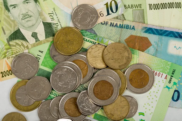 南部非洲国家纸币 — 图库照片