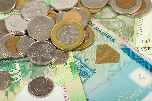 Billetes de países sudafricanos — Foto de Stock