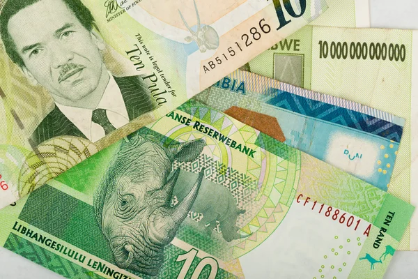 Jižní Afriky bankovky — Stock fotografie