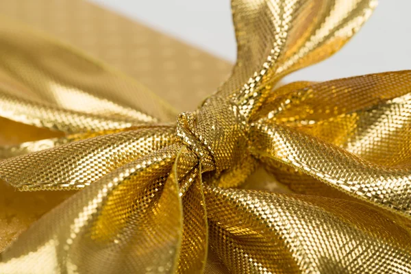 Detail of golden ribbon — Stock Photo, Image