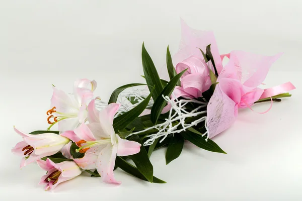 Bouquet de fleur de lys rose — Photo