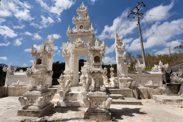 White Hindu Temple, Bali — Stock Photo, Image