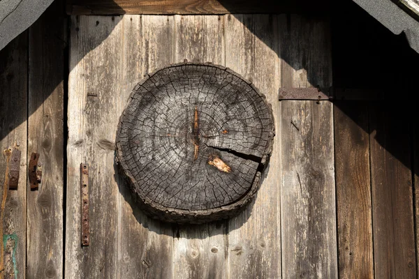 Detail Holzjägerhütte — Stockfoto