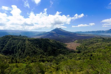 Batur volkan ve Bali Agung Dağı