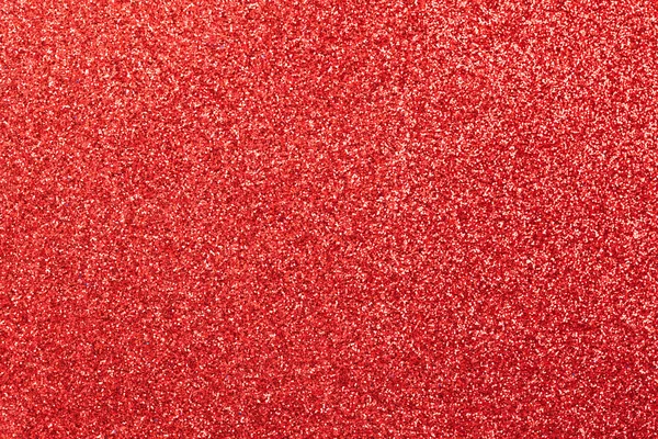 Red glitter Christmas texture — Stock Photo, Image
