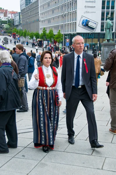 The constitution day' parade in Stavanger, May 2014 — Stock Photo, Image